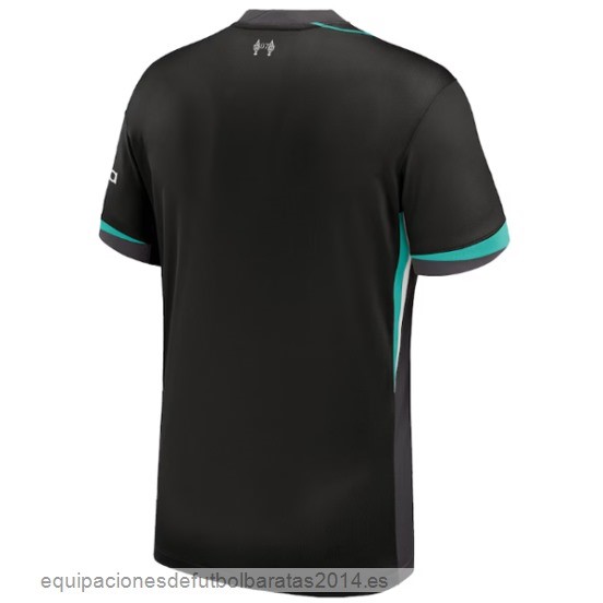 Nuevo Tailandia 2ª Camiseta Liverpool 24/25 Negro Baratas